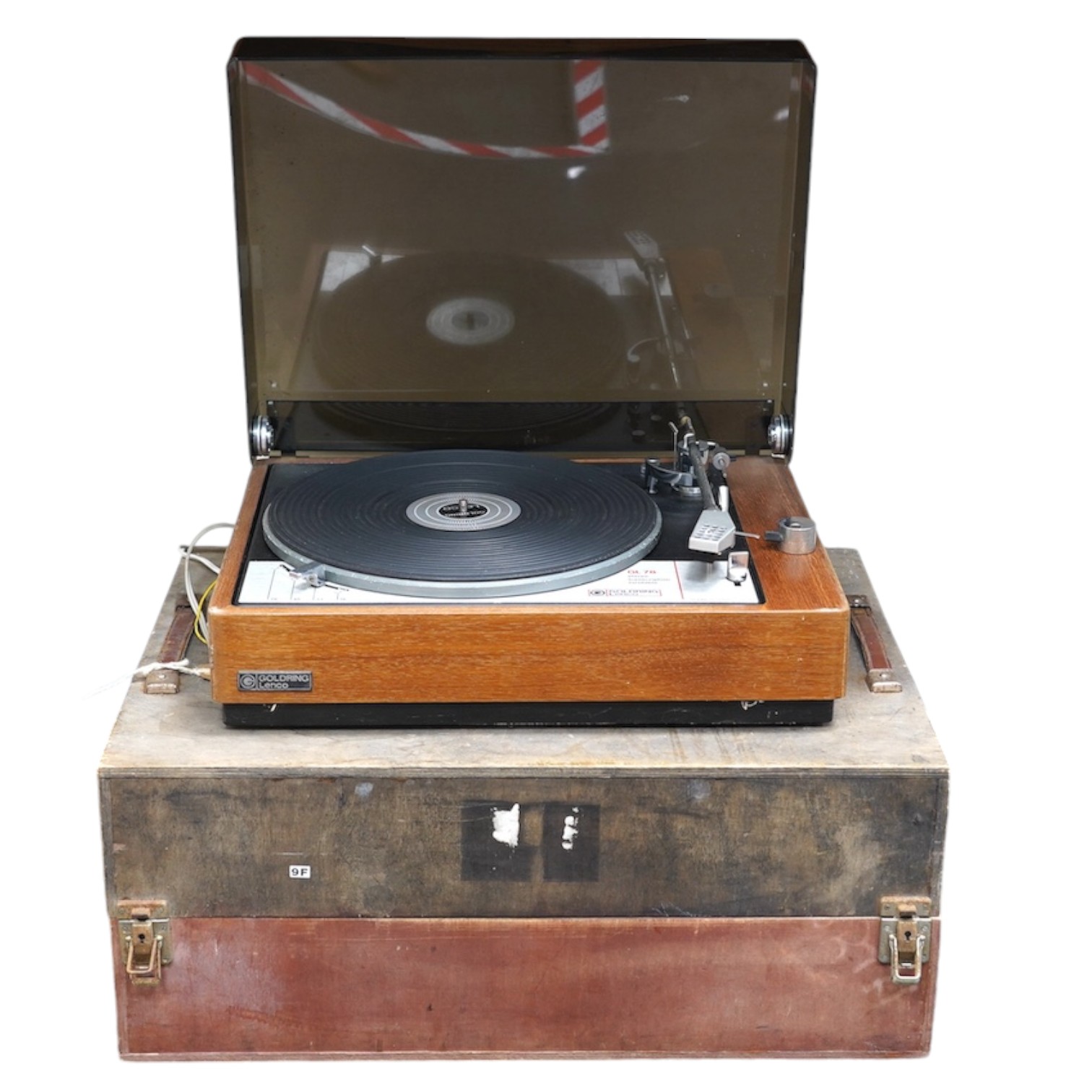 A Goldring Lenco GL78 record player turntable. Condition - fair